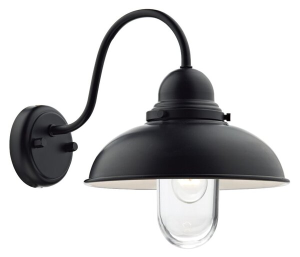 Dar DYN0722 Dynamo 1 Light Wall Light In Black