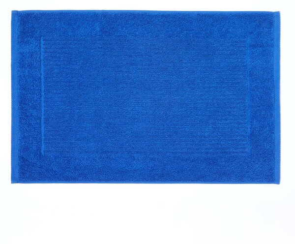 Homescapes Imperial Plain Bath Mat Royal Blue