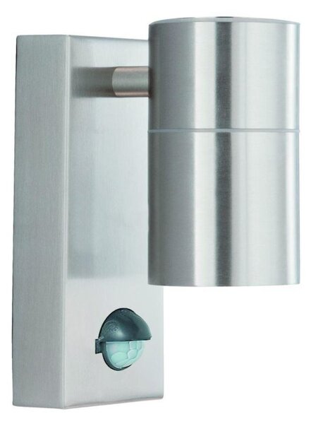 Searchlight 7008-1SS-LED Outdoor 1 Light Wall Light In Stainless Steel With Motion Sensor