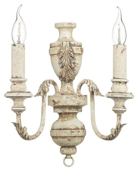 David Hunt Lighting EMI0955 Emile 2 Light Wall Light In Rustic French, Fitting Only