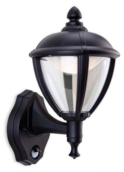 Firstlight 5941BK Unite LED 1 Light Wall Lantern In Black Aluminium