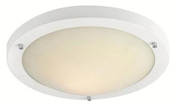 Firstlight 8611WH Rondo LED Flush Ceiling Light In Matt White