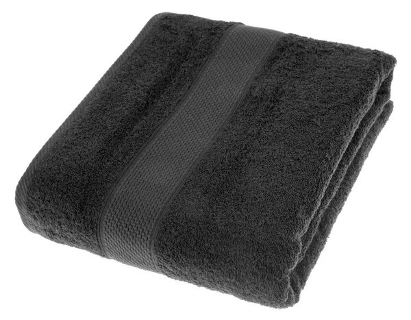 Homescapes Black Jumbo Towel 100 % Turkish Cotton