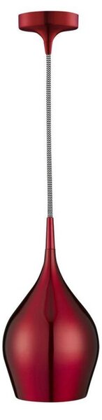 Searchlight 6461-12RE Red Vibrant Metal Ceiling Pendant Light