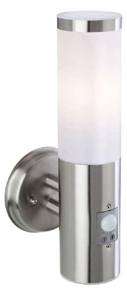 Firstlight 3431ST Plaza Wall Light With PIR In Stainless Steel