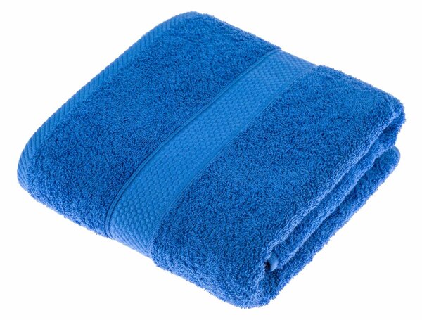 Homescapes Royal Blue Bath Towel 100 % Turkish Cotton