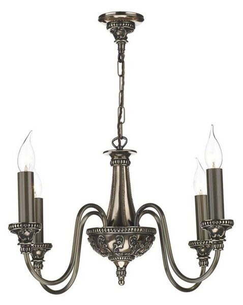 David Hunt Lighting BAI0463 Bailey 4 Light Bronze Ceiling Pendant
