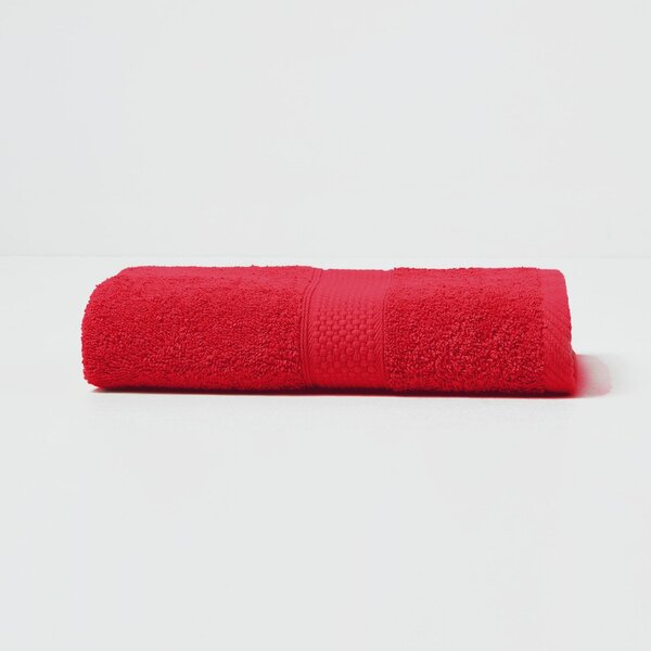 Homescapes Red Hand Towel 100 % Turkish Cotton