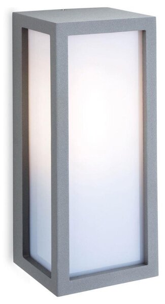 Firstlight 2331SI Warwick Silver Outdoor Wall Light with Opal Diffuser