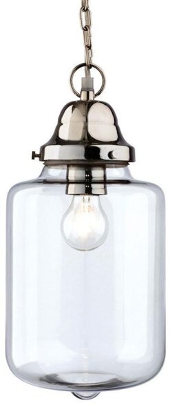 Firstlight 2348CH Craft Chrome and Glass Ceiling Pendant Light