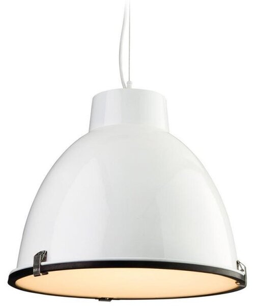 Firstlight 8621WH Manhattan 1 Light Ceiling Pendant in White Finish