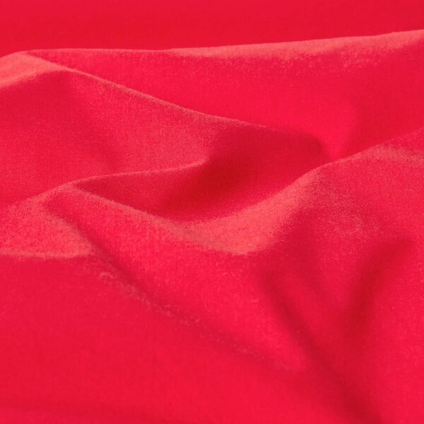 Homescapes Red Egyptian Cotton Flat Sheet 200 TC, Single