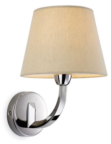 Firstlight 2319PST Fairmont 1 Light Stainless Steel Wall Light with Shade