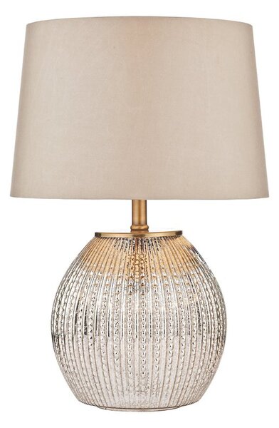Dar SON4232 Sonia Table Lamp with Silk Shade