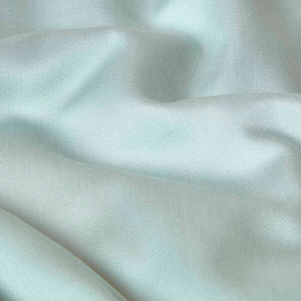 Duck Egg Blue Organic Cotton Flat Sheet 400 Thread count, Double