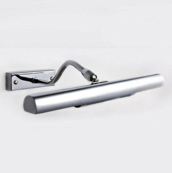 Polished Chrome Slimline Adjustable Picture Light 28CM - LED Compatible