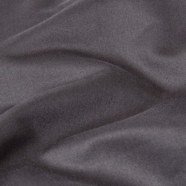 Dark Charcoal Grey Egyptian Cotton Flat Sheet 1000 Thread Count, Single