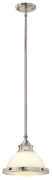HK/AMELIA/P/S CM Chrome Amelia Ceiling Glass Pendant Light