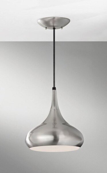 FE/BESO/P/M BS Brushed Steel Beso Retro Large Ceiling Pendant Light
