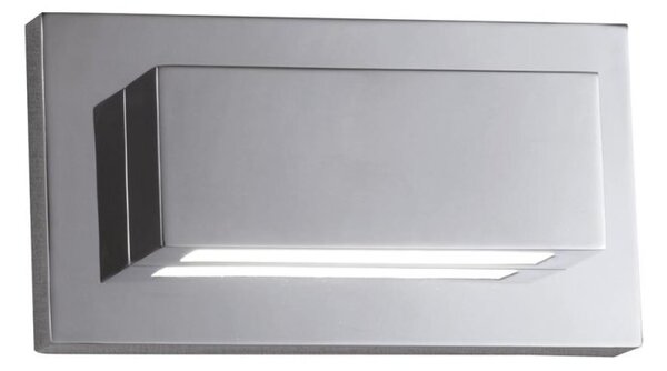 Searchlight 1752CC 2 LED Oblong Wall Light In Chrome With Up And Down Light