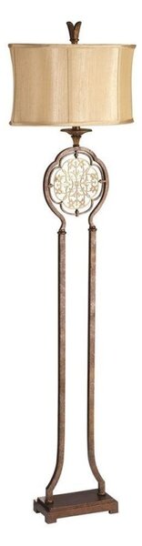 FE/MARCELLA/FL Marcella Bronze Floor Lamp with Shade