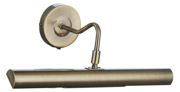 Dar ONE6775 Onedin Antique Brass Wall Picture Light