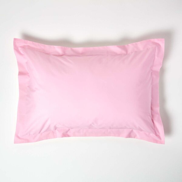 Homescapes Pink Egyptian Cotton Oxford Pillowcase 200 TC