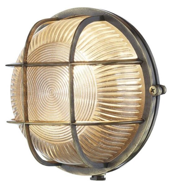 David Hunt Lighting ADM5075 Admiral Antique Brass Outdoor Wall Light IP64