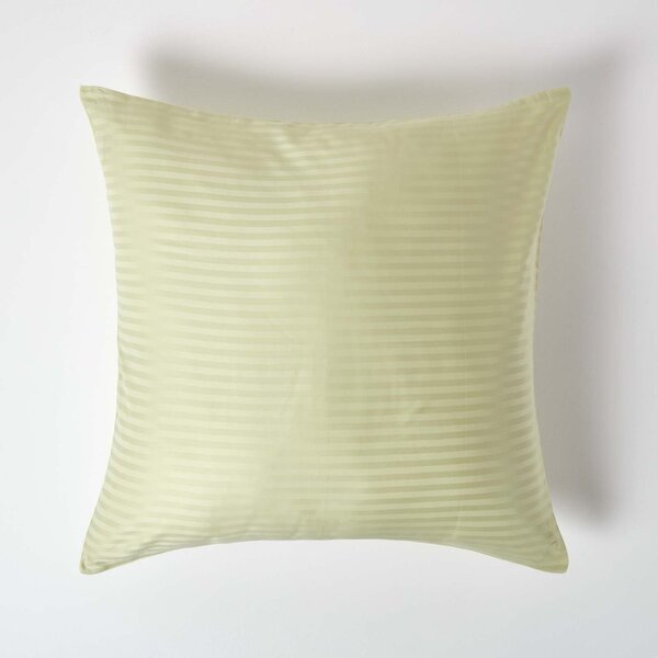 Sage Green European Egyptian Cotton Pillowcase 330 TC, 80 x 80 cm