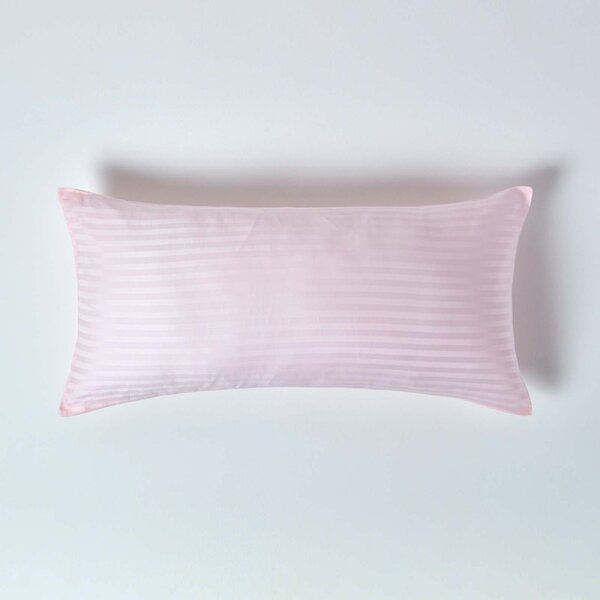 Pink European Egyptian Cotton Pillowcase 330 TC, 40 x 80 cm