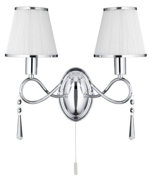 Searchlight 2032-2CC Simplicity Wall Light in Polished Chrome