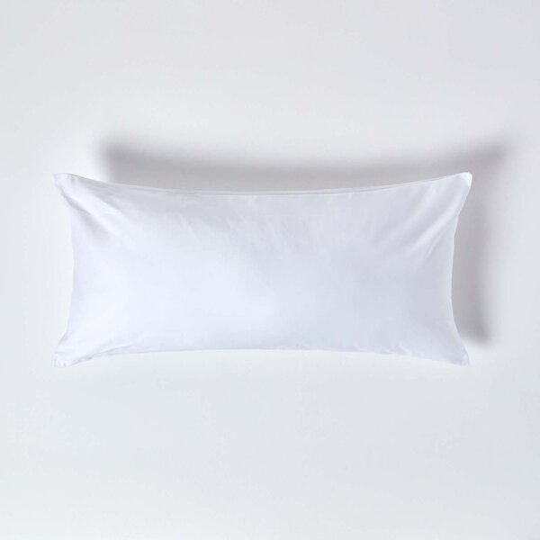 White European Egyptian Cotton Pillowcase 1000 TC, 40 x 80 cm