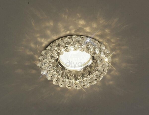 Diyas IL30805CH Clear Crystal Cluster Downlight Fascia