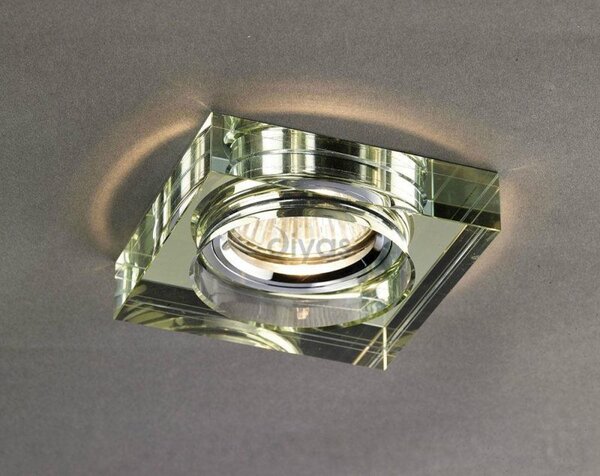 Diyas IL30822WI White Wine Crystal Recessed Square Downlight Fascia