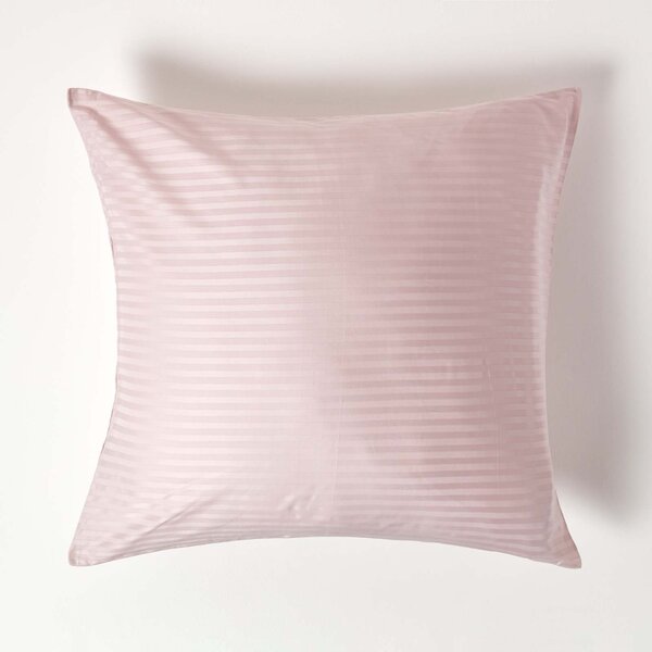 Dusky Pink Violet European Egyptian Cotton Pillowcase 330 TC, 80 x 80 cm