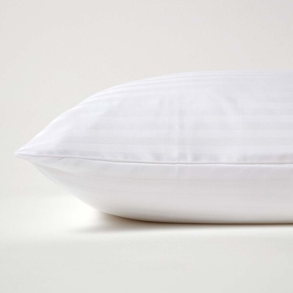 White European Egyptian Cotton Pillowcase 330 TC, 40 x 80 cm