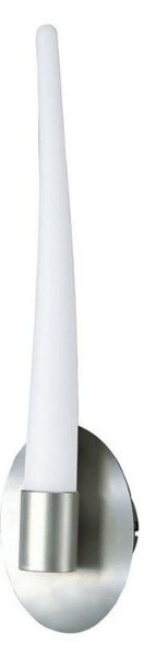 Mantra M1693 Estalacta 1 Light Bathroom Wall Light In Silver And White