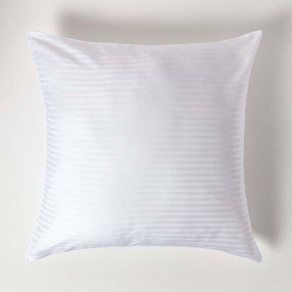 White European Egyptian Cotton Pillowcase 330 TC, 80 x 80 cm