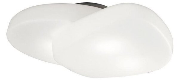 Mantra M1893 Ufo 4 Light Bathroom Flush Ceiling Light In Matt And Opal White