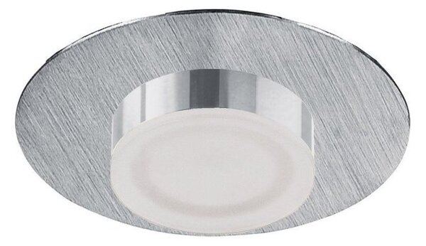 Mantra M8350 Marcel Bathroom Round LED Recessed Downlight In Satin Aluminium