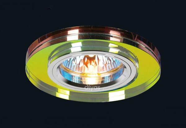 Diyas IL30806MC Spectrum Crystal Recessed Round Downlights Fascia
