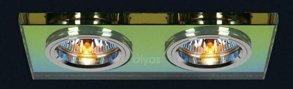 Diyas IL30807MC Spectrum Crystal Recessed Rectangle Downlights Fascia