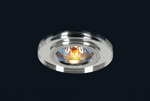 Diyas IL30806CH Clear Crystal Recessed Round Downlights Fascia