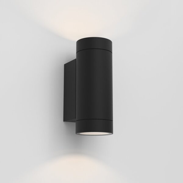Astro Dartmouth Twin Exterior Wall Light In Textured Black - 1372014