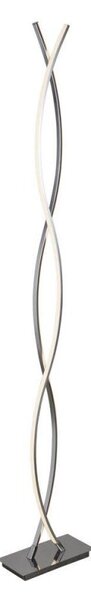Searchlight 5679CC Platt Floor Lamp In Chrome And Glass