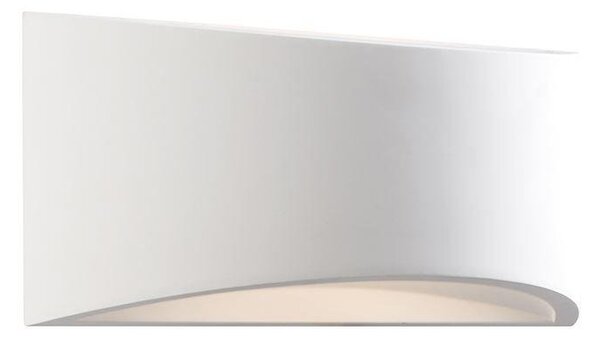 Saxby 61638 Toko Wall Washer Light in White Plaster Finish 300 mm