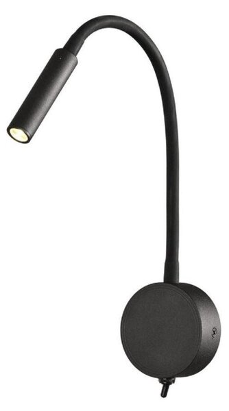 Mantra M6047 Boavista LED Tubular Wall Light In Matt Black