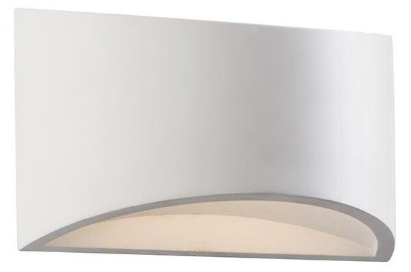 Saxby 61639 Toko Wall Washer Light in White Plaster Finish 200 mm