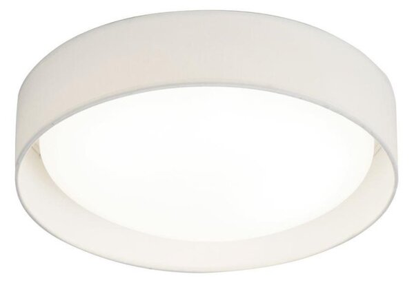 Searchlight 9371-37WH Modern One Light Flush Ceiling Light In White