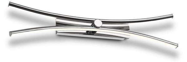 Mantra M6375 Jeri 2 Light LED 4000K Wall Light In Polished Chrome